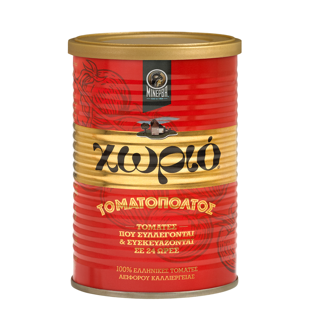 Χωριό Τοματοπολτός Διπλής Συμπύκνωσης 410g