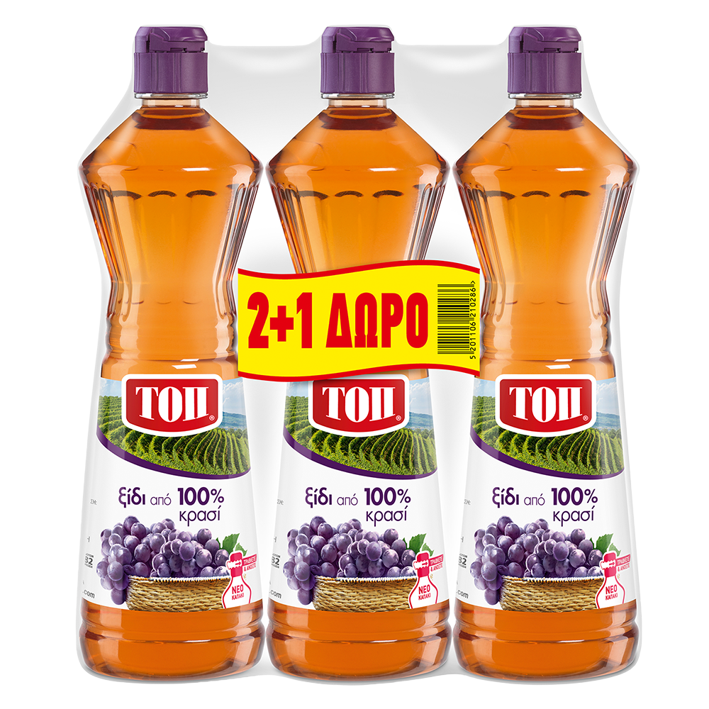 ΤΟΠ Ξίδι από Κόκκινο Κρασί 3×350ml